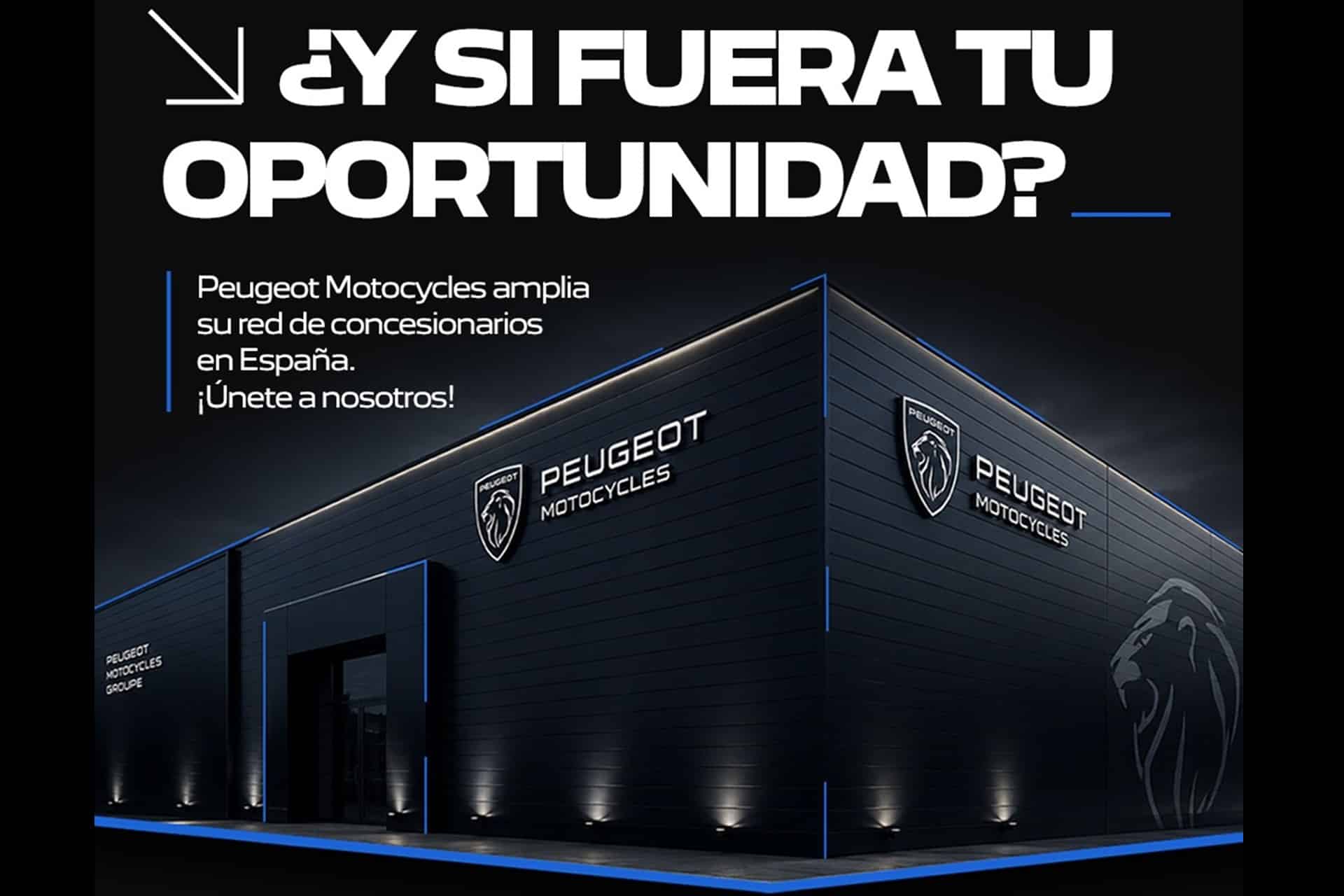 Peugeot Motocycles Groupe anuncia un plan de expansión de su red de concesionarios en España