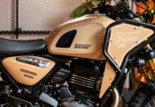 Triumph Scrambler 400 XC by South Garage