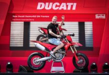 La moto llegará preparada para competir