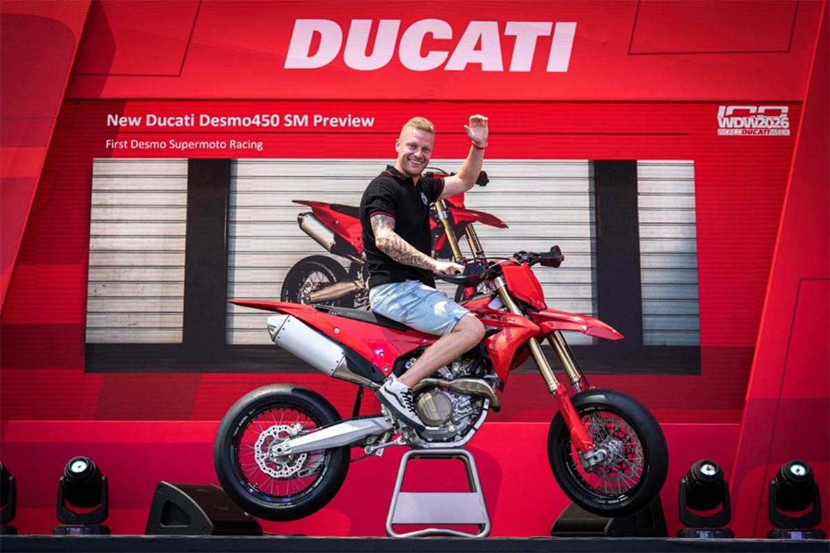 La moto llegará preparada para competir