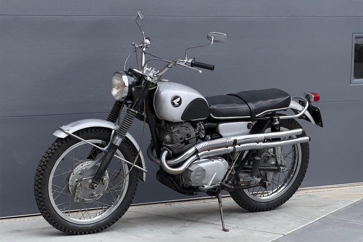 La moto se encuentra en bastante buen estado teniendo en cuenta que es de hace 64 años