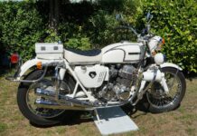 La CB750 tuvo su versión policial, aunque no se extendió tanto como otros modelos
