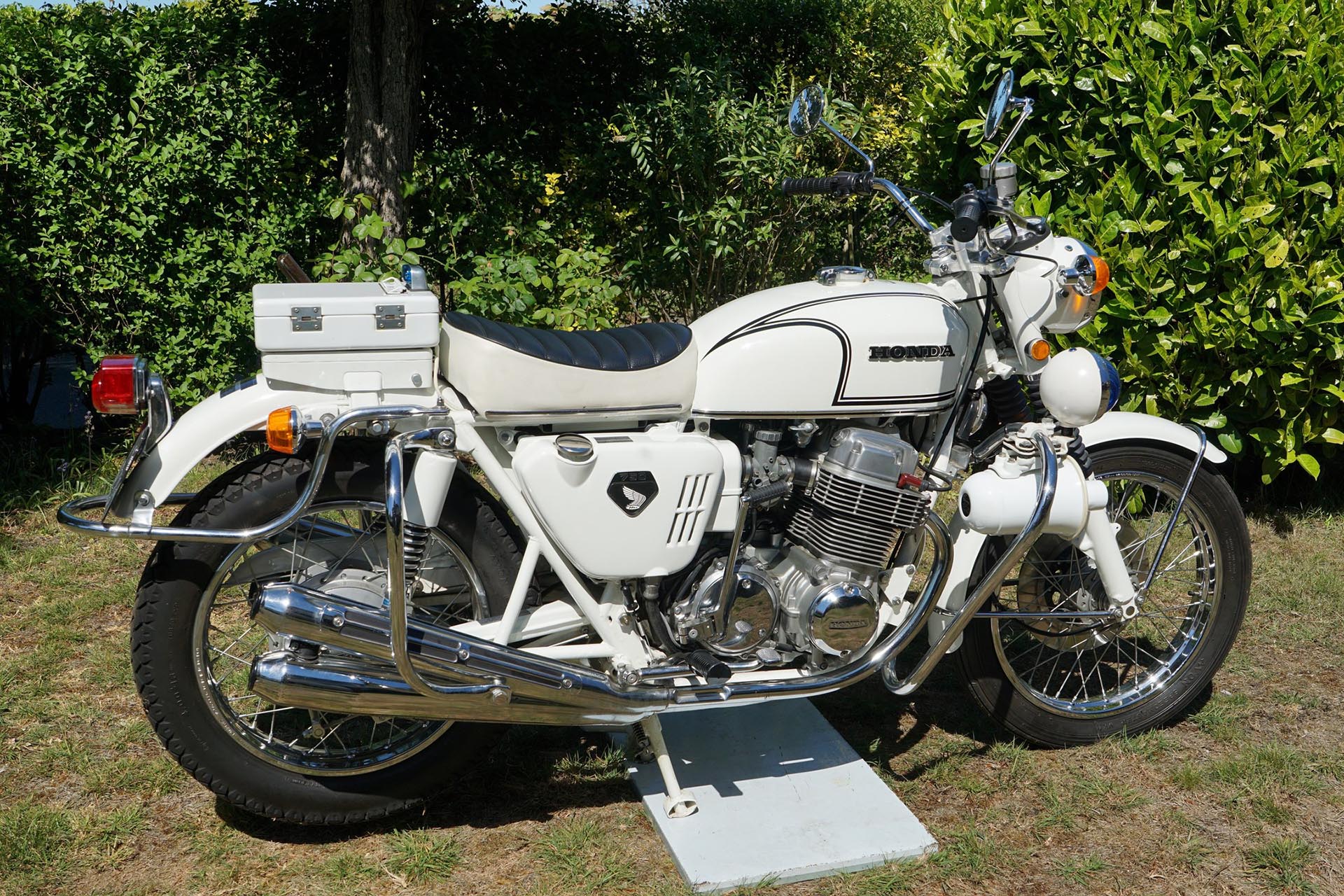 La CB750 tuvo su versión policial, aunque no se extendió tanto como otros modelos
