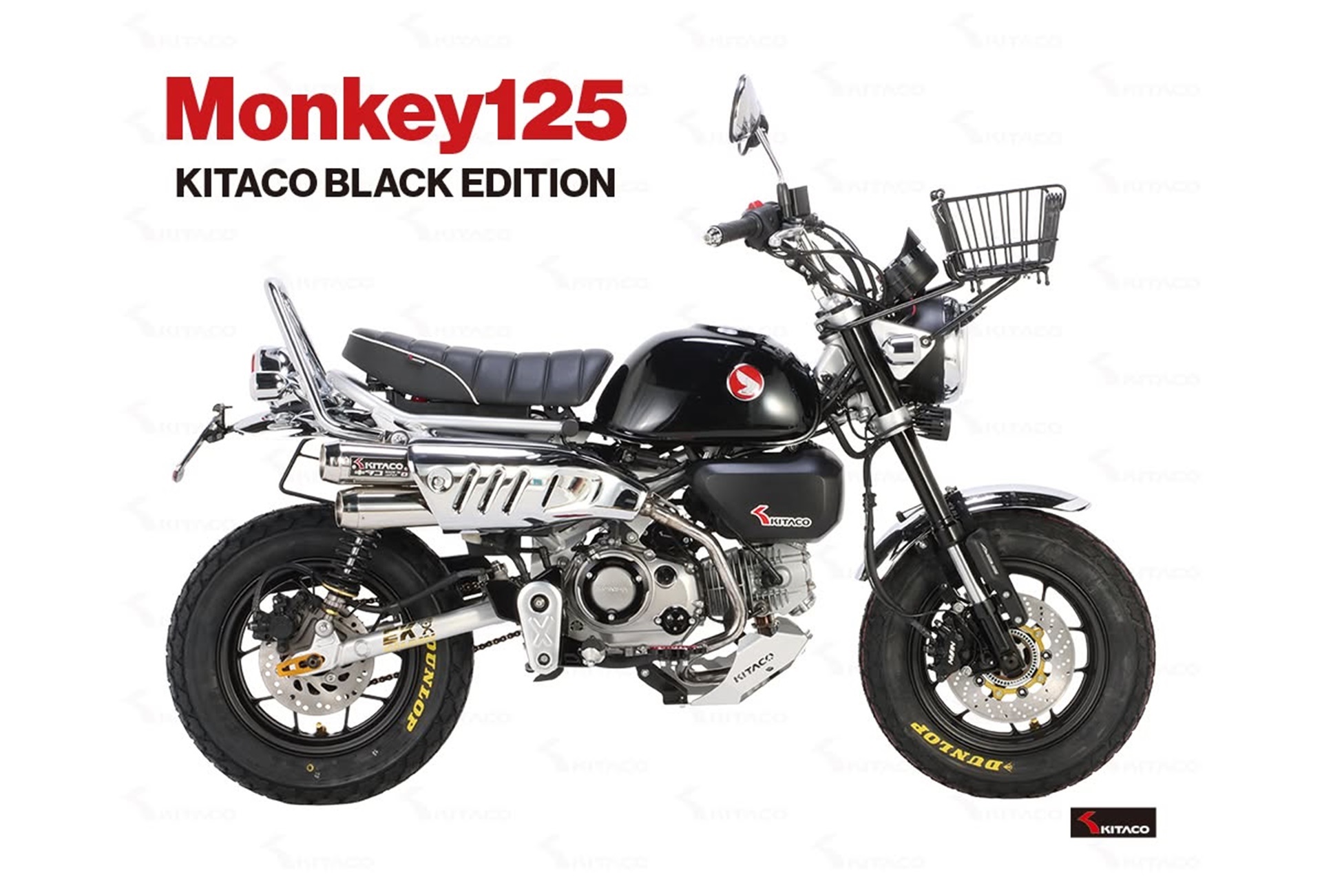 Monkey 125 Black Limited by Kitaco
