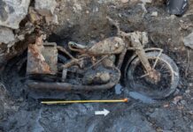 Descubierta en aguas del Danubio una DKW NZ 350-1 de la Segunda Guerra Mundial