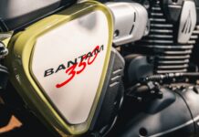 La Bantam 350 se viste con una legendaria decoración de la firma británica