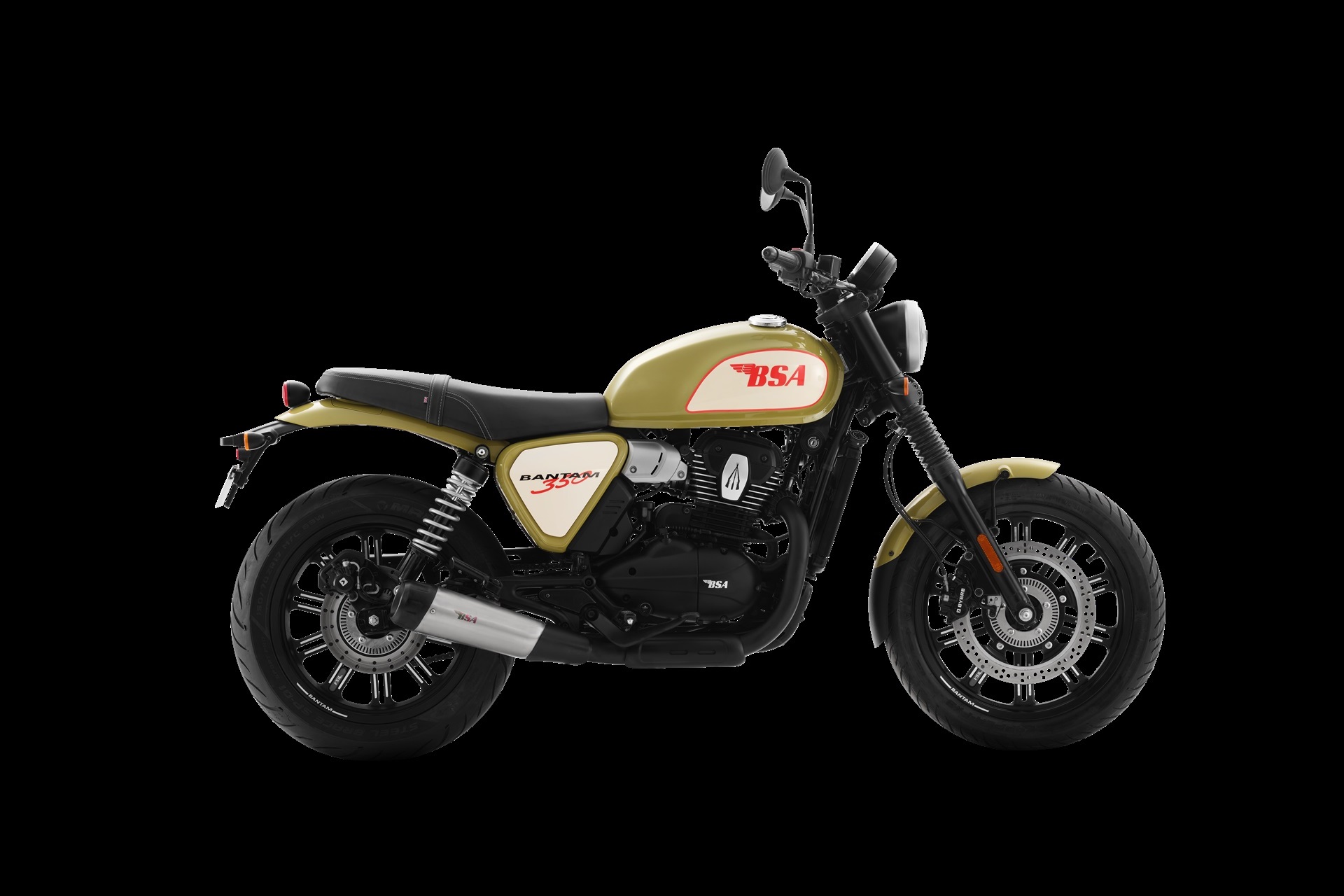La Bantam 350 se viste con una legendaria decoración de la firma británica