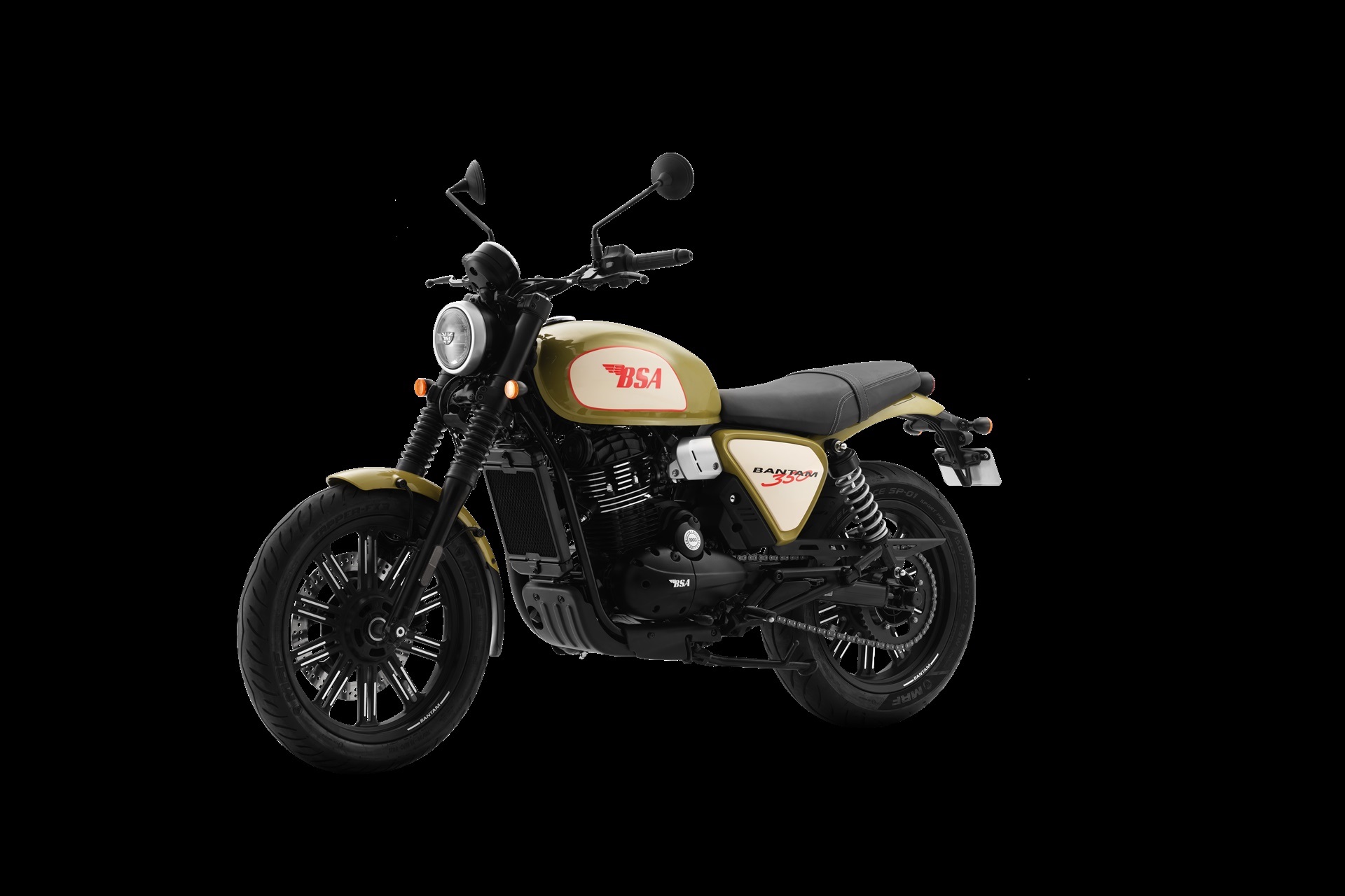 La Bantam 350 se viste con una legendaria decoración de la firma británica