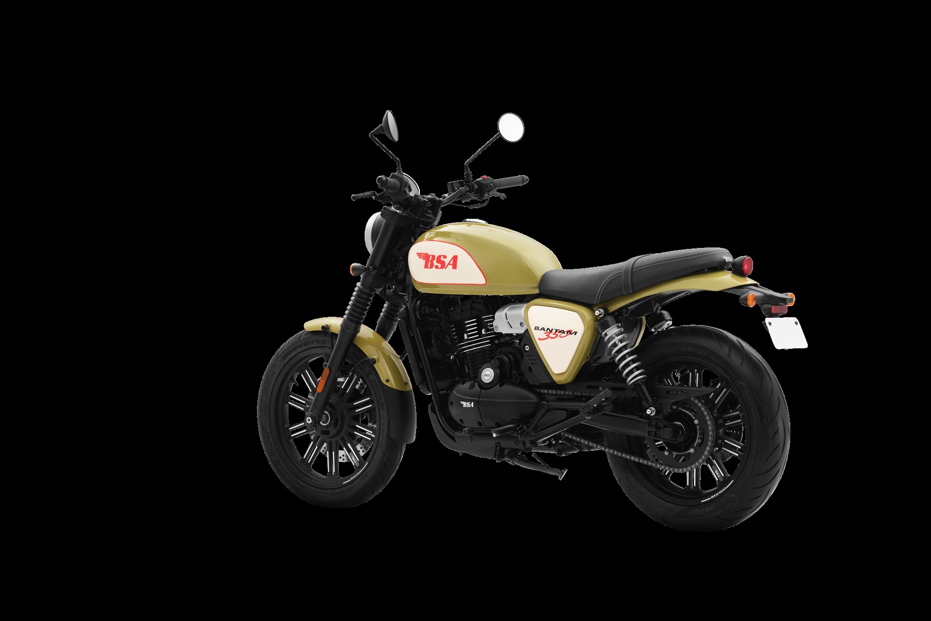 La Bantam 350 se viste con una legendaria decoración de la firma británica