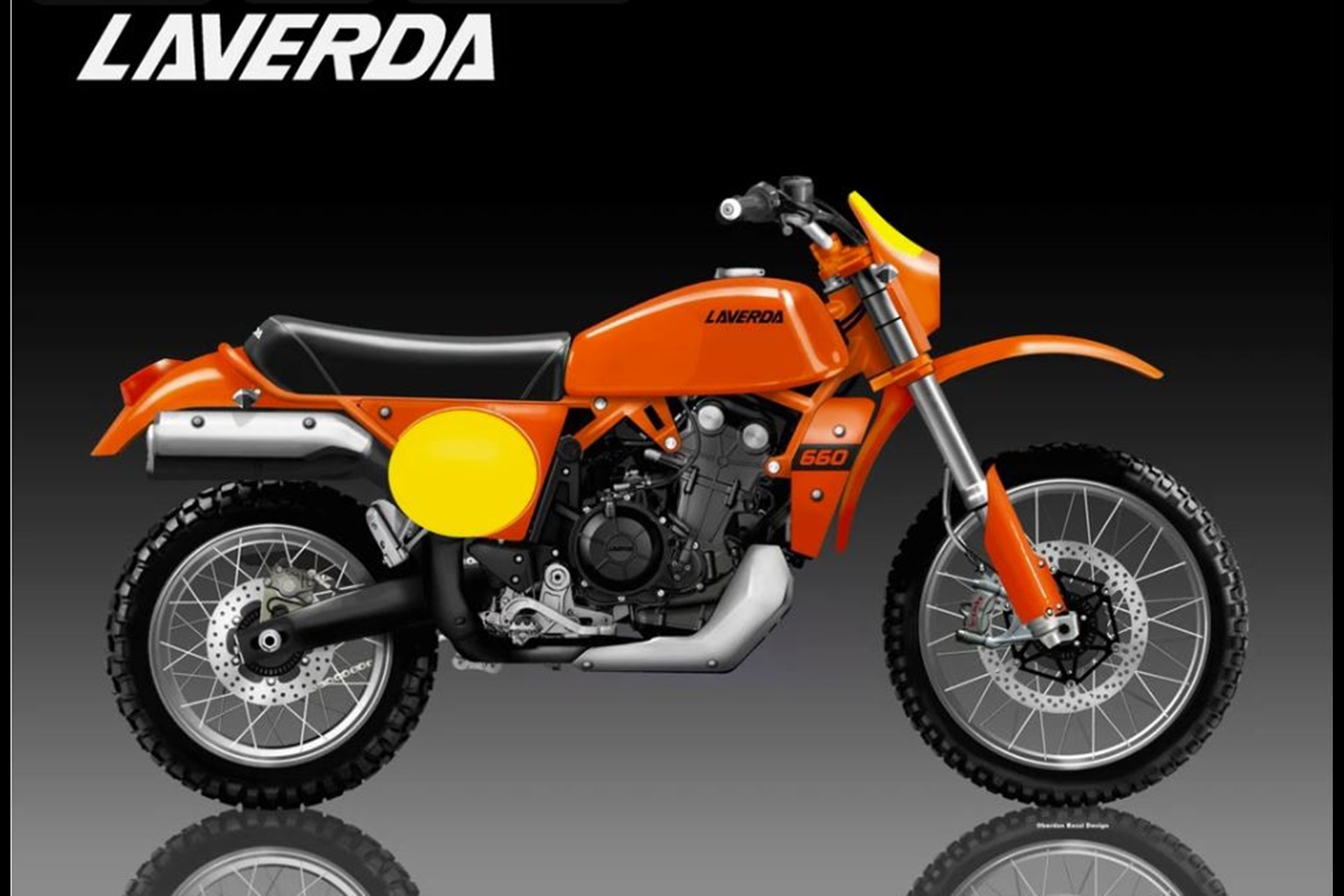 Laverda LA-1 660 by Oberdan Bezzi: La off-road de estilo clásico y mecánica Aprilia que podría sellar el resurgimiento de la marca