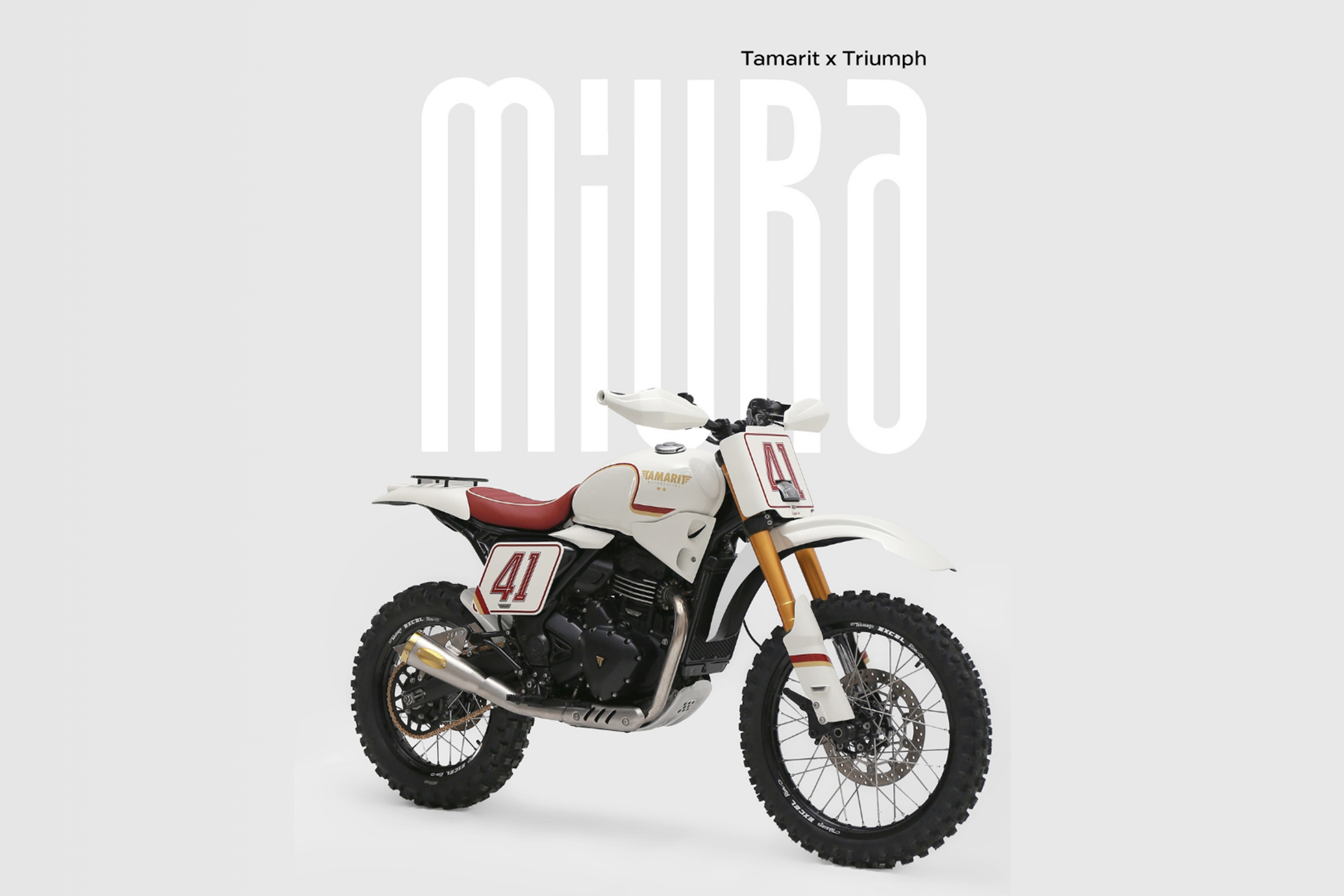 Tamarit Motorcycles presenta “Miura”, la radical máquina off-road con la que Triumph Originals