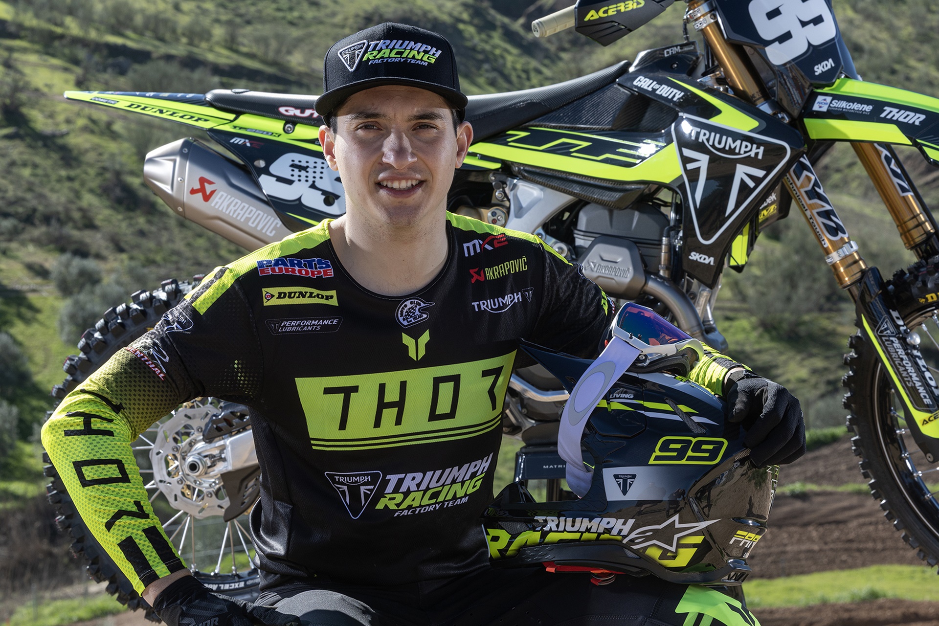 Guillem Farrés y Triumph Factory Racing darán el salto juntos a MXGP en 2027