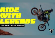 Triumph “Ride with Legends”: un evento irrepetible con Ricky Carmichael e Iván Cervantes como “plato fuerte”
