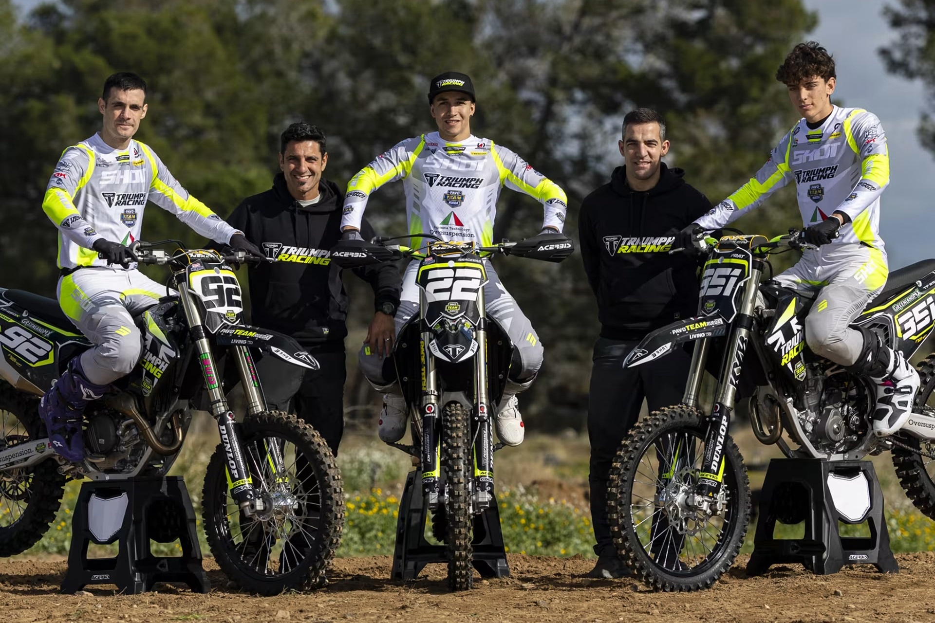 Triumph “Ride with Legends”: un evento irrepetible con Ricky Carmichael e Iván Cervantes como “plato fuerte”