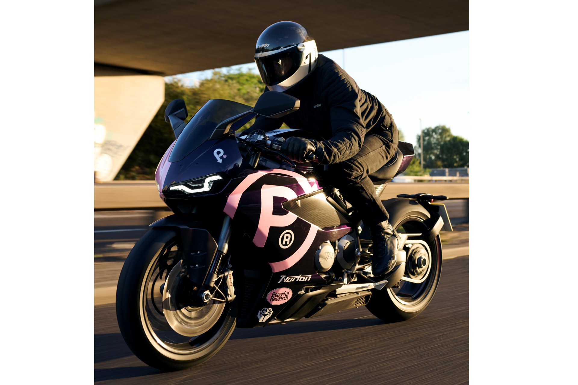 Norton Manx R y Peaceful Research
