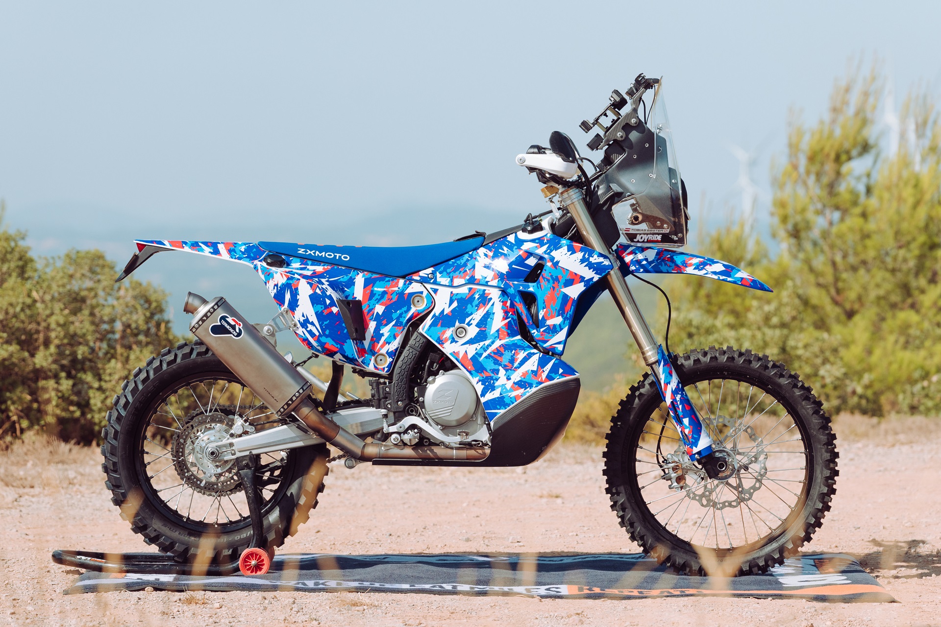 ZXMoto confirma su presencia en el Rally Dakar con Tobias Ebster a los mandos de su 450 Rally