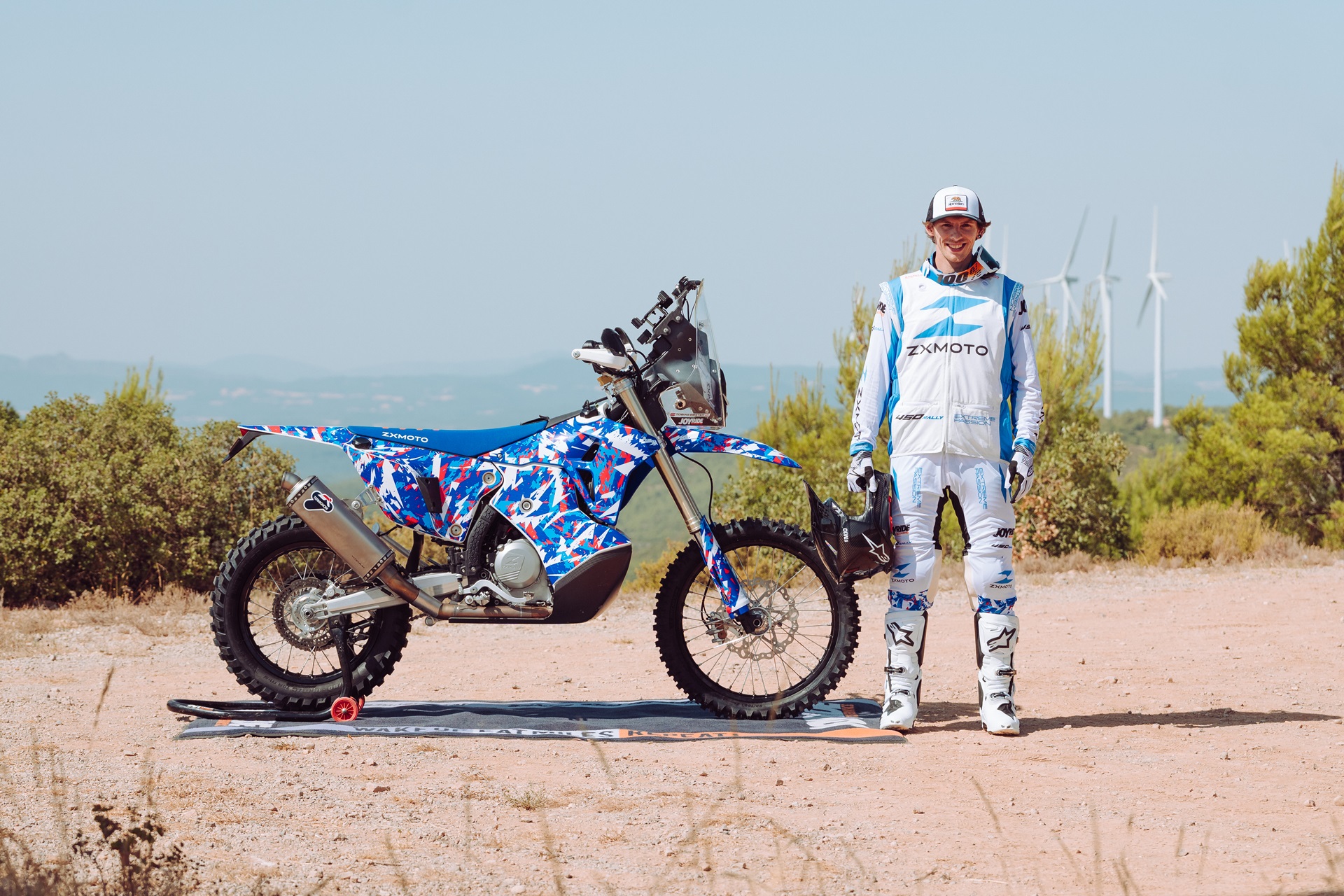 ZXMoto confirma su presencia en el Rally Dakar con Tobias Ebster a los mandos de su 450 Rally