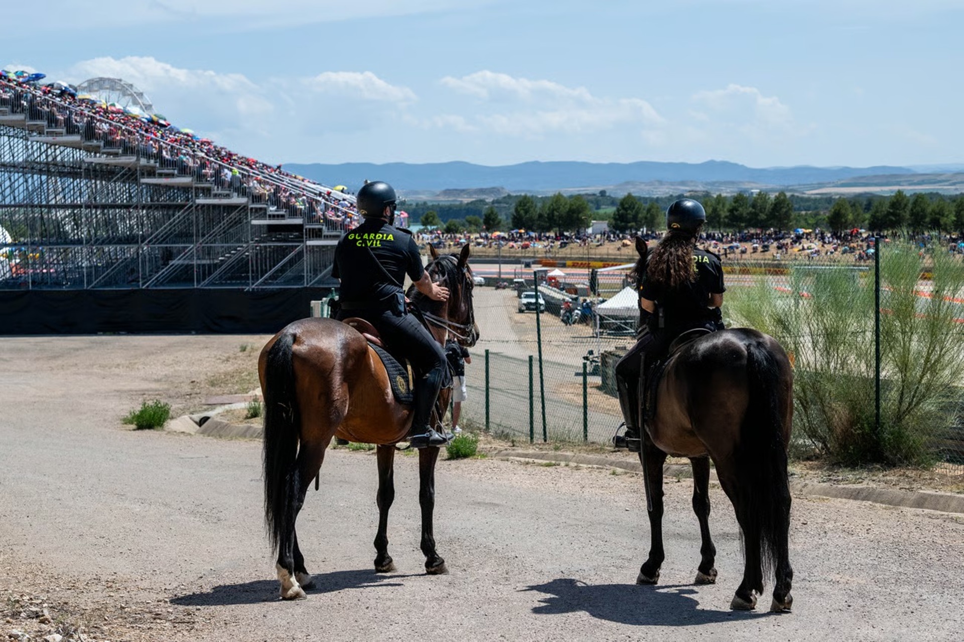 Gran movilización de seguridad para el GP Michelin de Aragón 2026