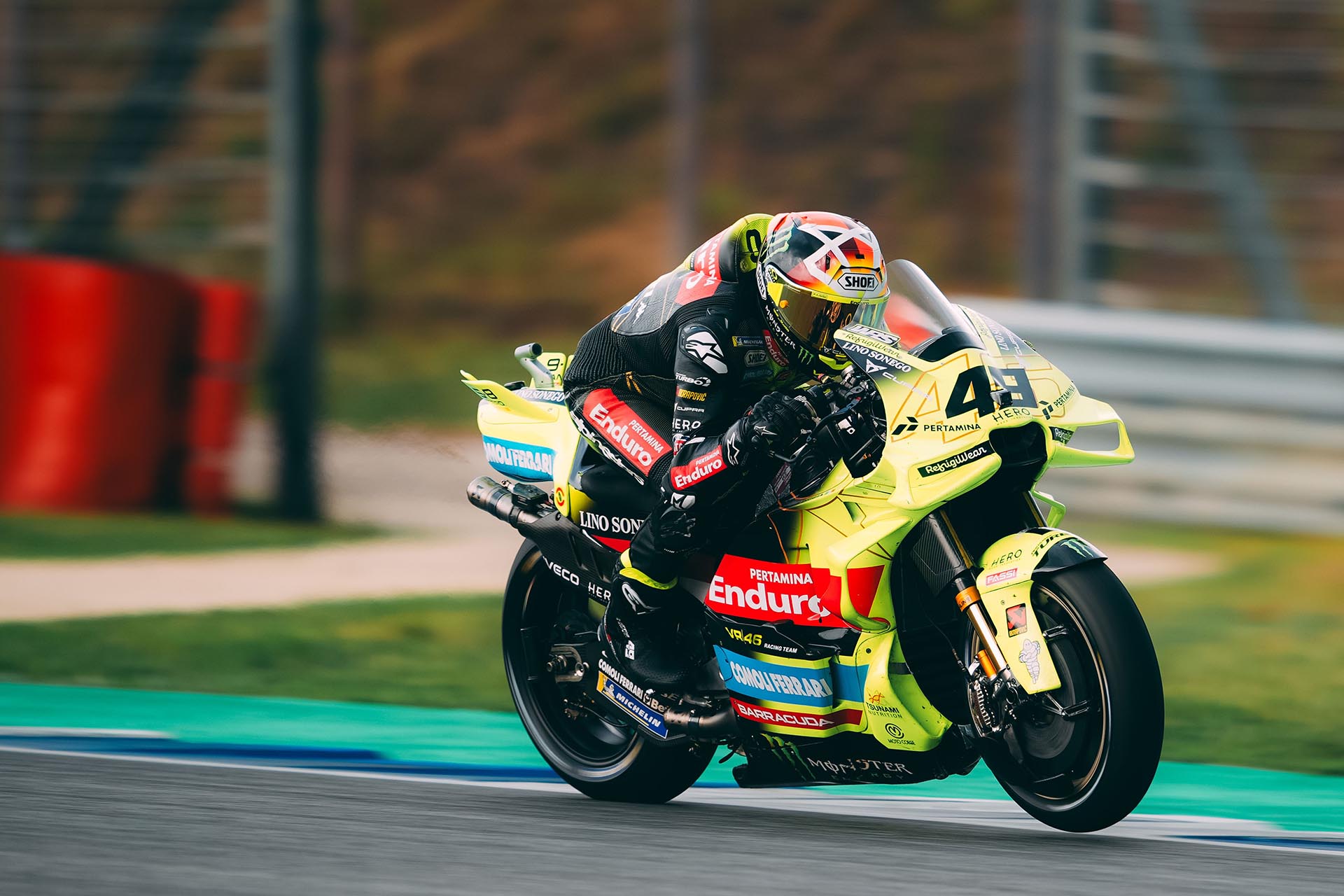 Para el italiano las Ducati han estado todo el año un paso detrás de las Aprilia