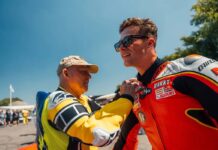 Este mono réplica Barry Sheene, creado por Dainese, tiene nuevo dueño