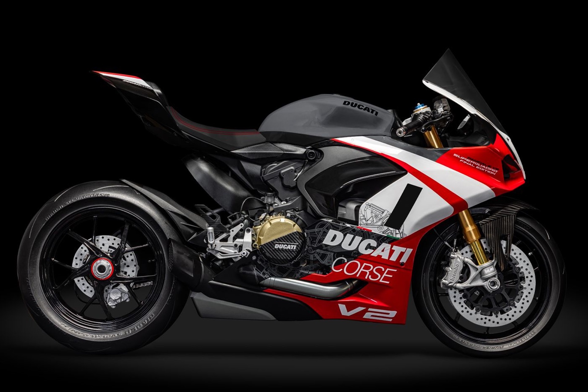 Panigale V2 Superquadro Final Edition: ahora en una exclusiva maqueta a escala 1:4