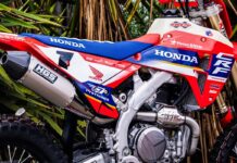 Con la base de la CRF450RX han preparado un modelo superior