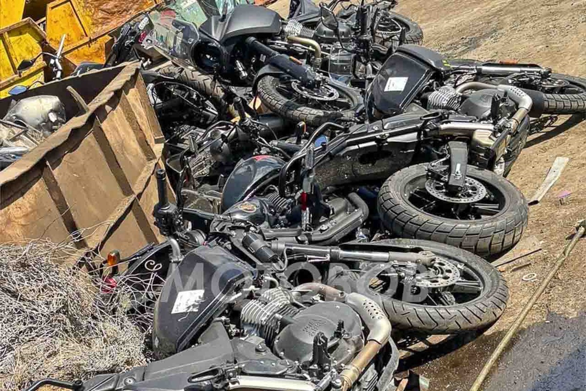 Royal Enfield manda al desguace varias unidades de prueba de la Himalayan 750
