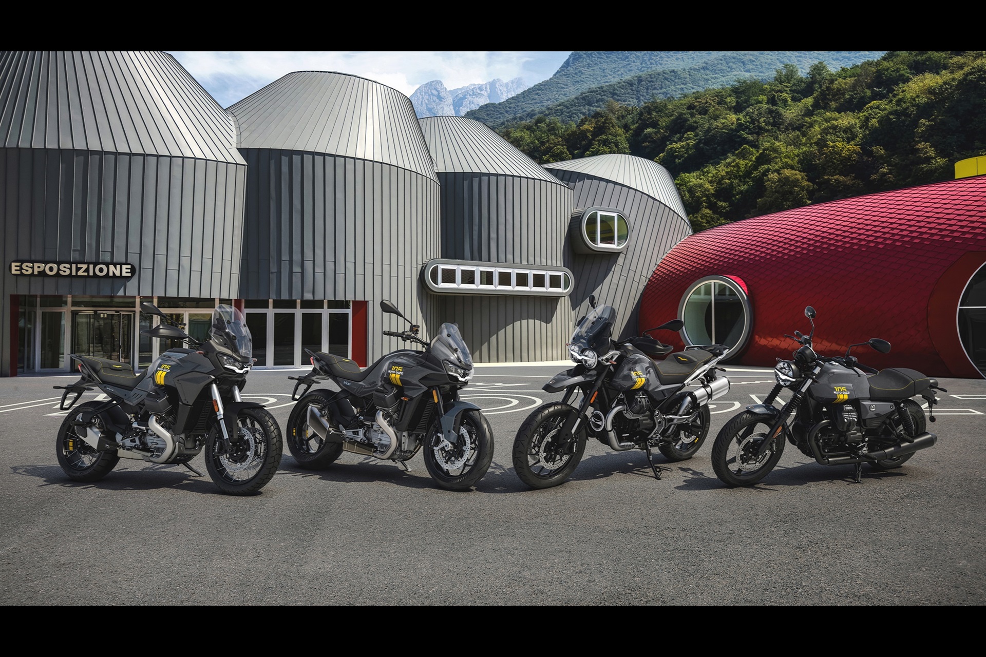 Moto Guzzi celebra su 105º Aniversario con una edición muy especial en honor a su nueva sede en Mandello del Lario