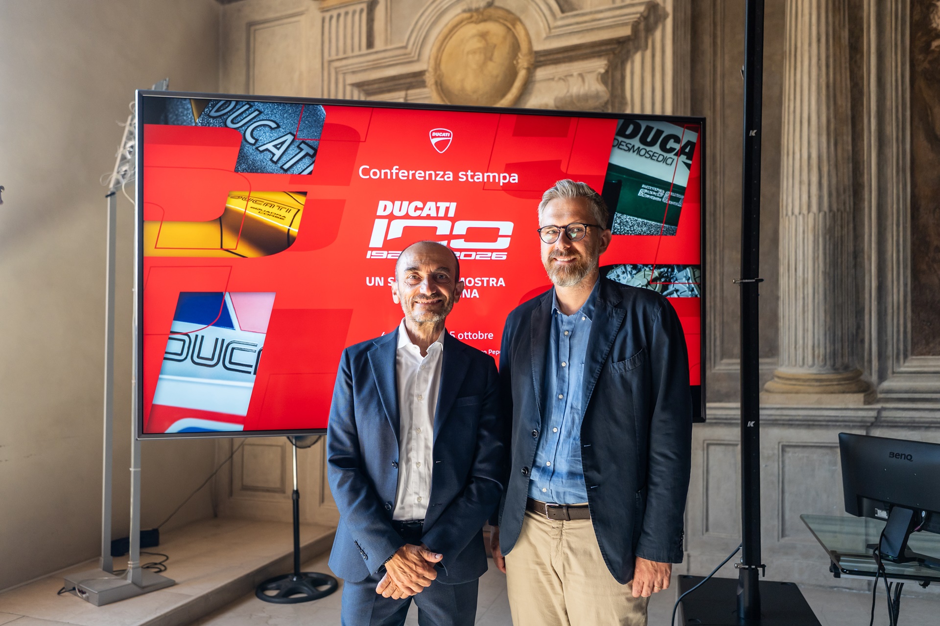 Ducati, con motivo del centenario, lleva la identidad de la empresa al corazón de Bolonia