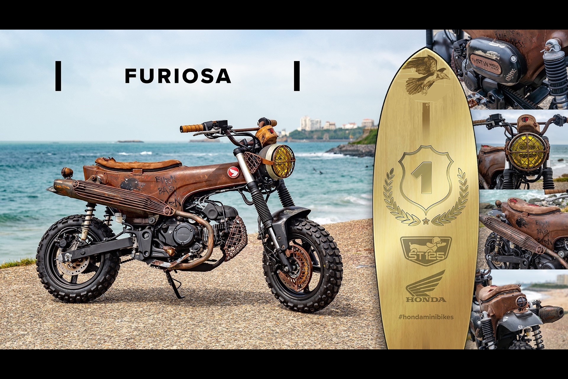 “Mugen”, la agresiva reinterpretación portuguesa de la CB750 Hornet, se proclama vencedora en la 7ª edición de Honda Customs