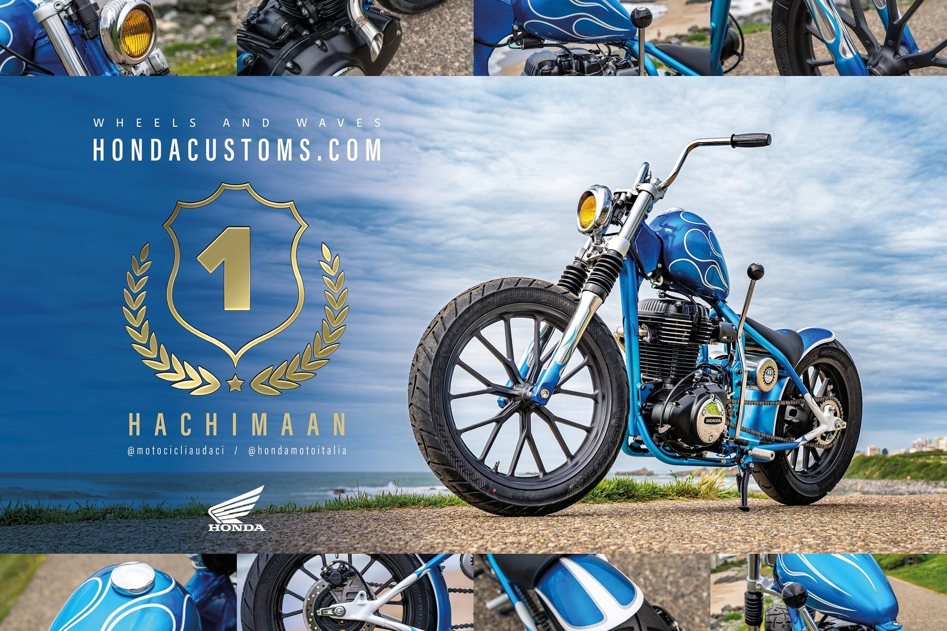 “Mugen”, la agresiva reinterpretación portuguesa de la CB750 Hornet, se proclama vencedora en la 7ª edición de Honda Customs