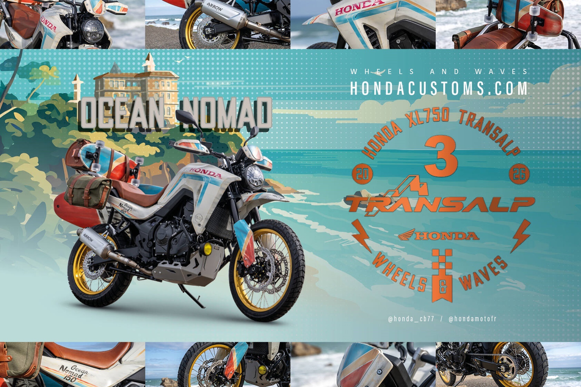 “Mugen”, la agresiva reinterpretación portuguesa de la CB750 Hornet, se proclama vencedora en la 7ª edición de Honda Customs