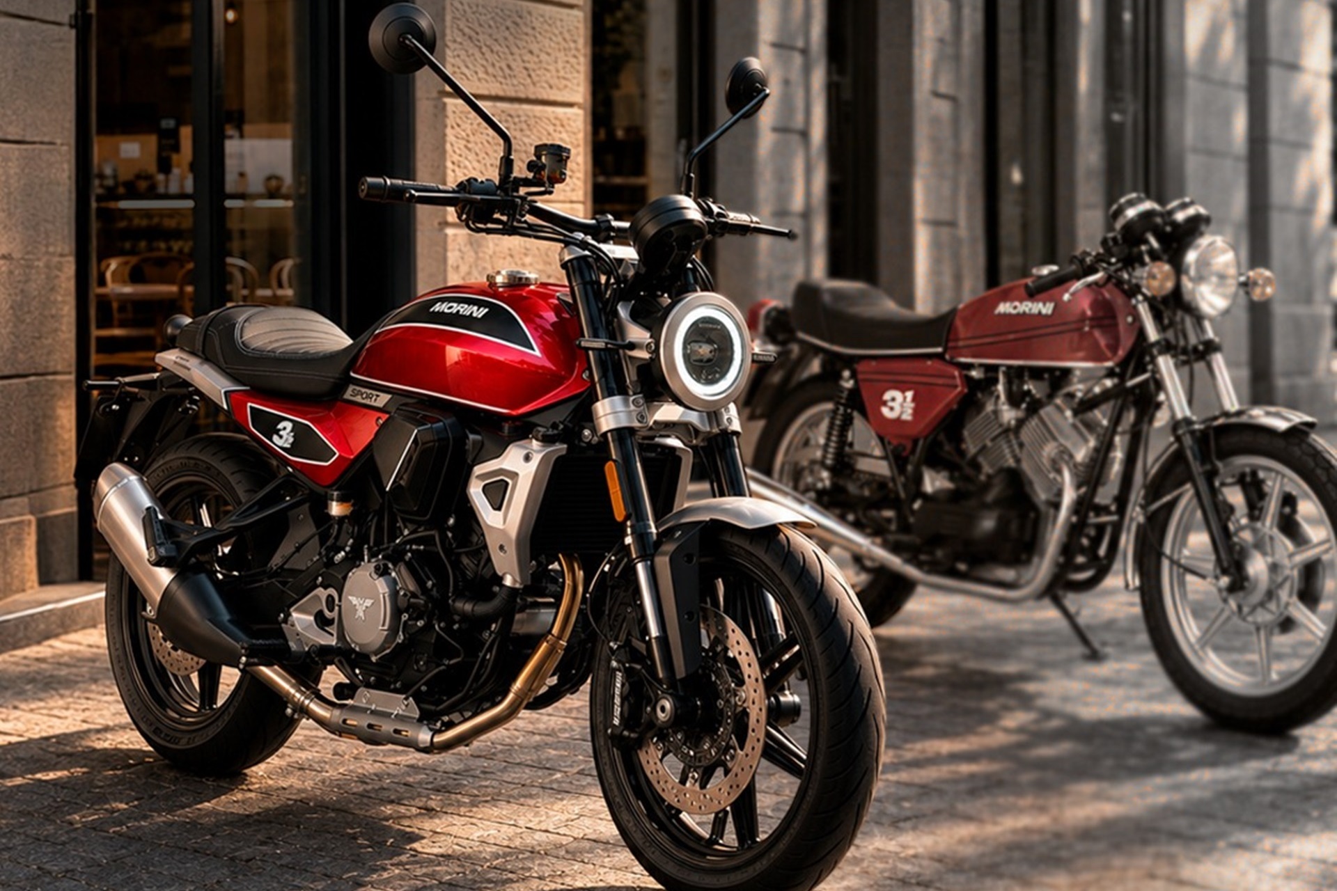 Moto Morini 3 ½: 50 años después regresan unas de las siglas más icónicas de la marca