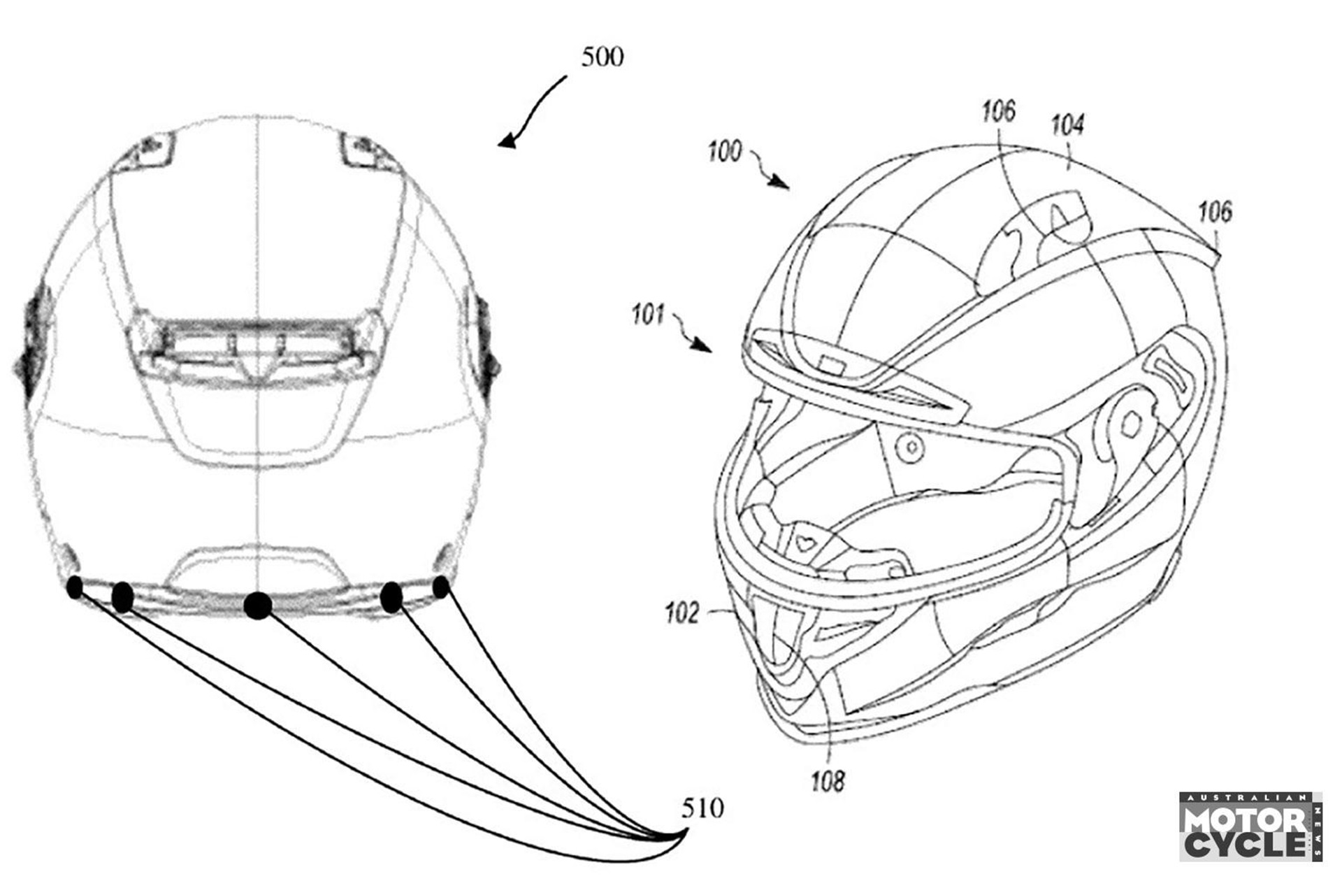 GoPro patenta su primer modelo de casco con cámara integrada y micrófonos “inteligentes”