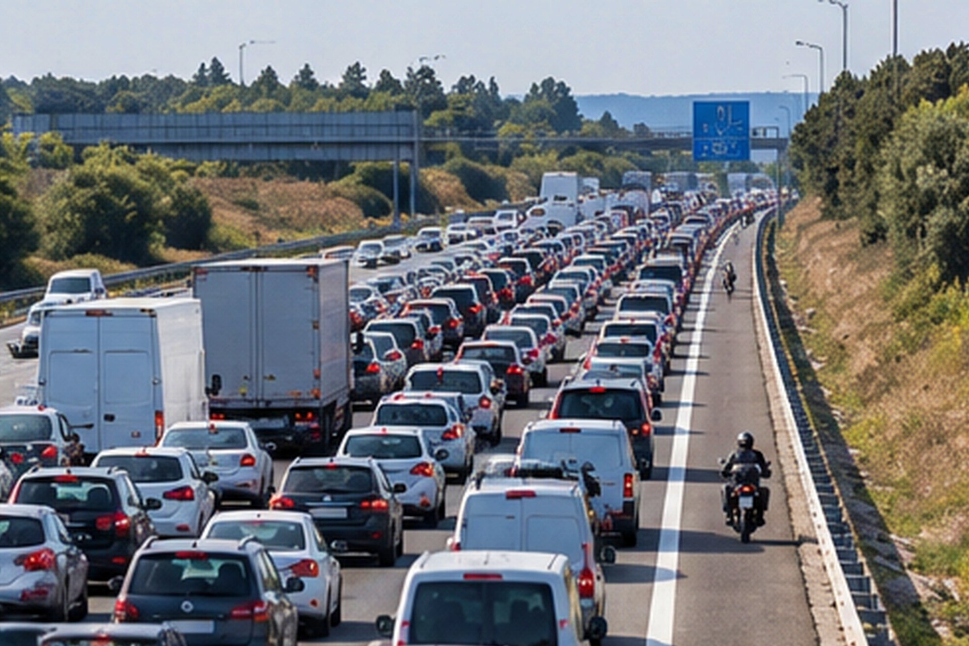 Motos por el arcén en atascos BOE DGT 2026