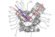 QJMotor patente V-Twin