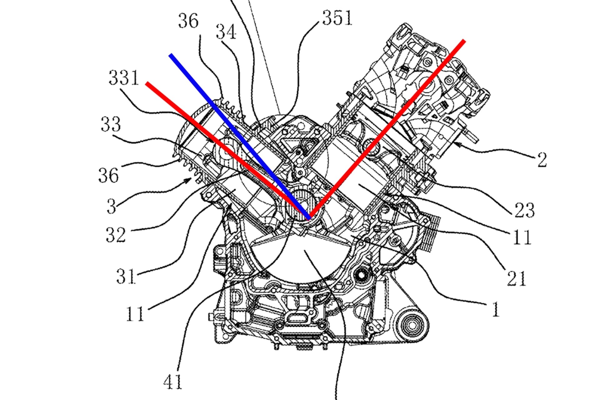 QJMotor patente V-Twin