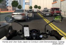 Honda y Uber Eats Japan evalúan la seguridad de sus repartidores mediante una novedosa APP