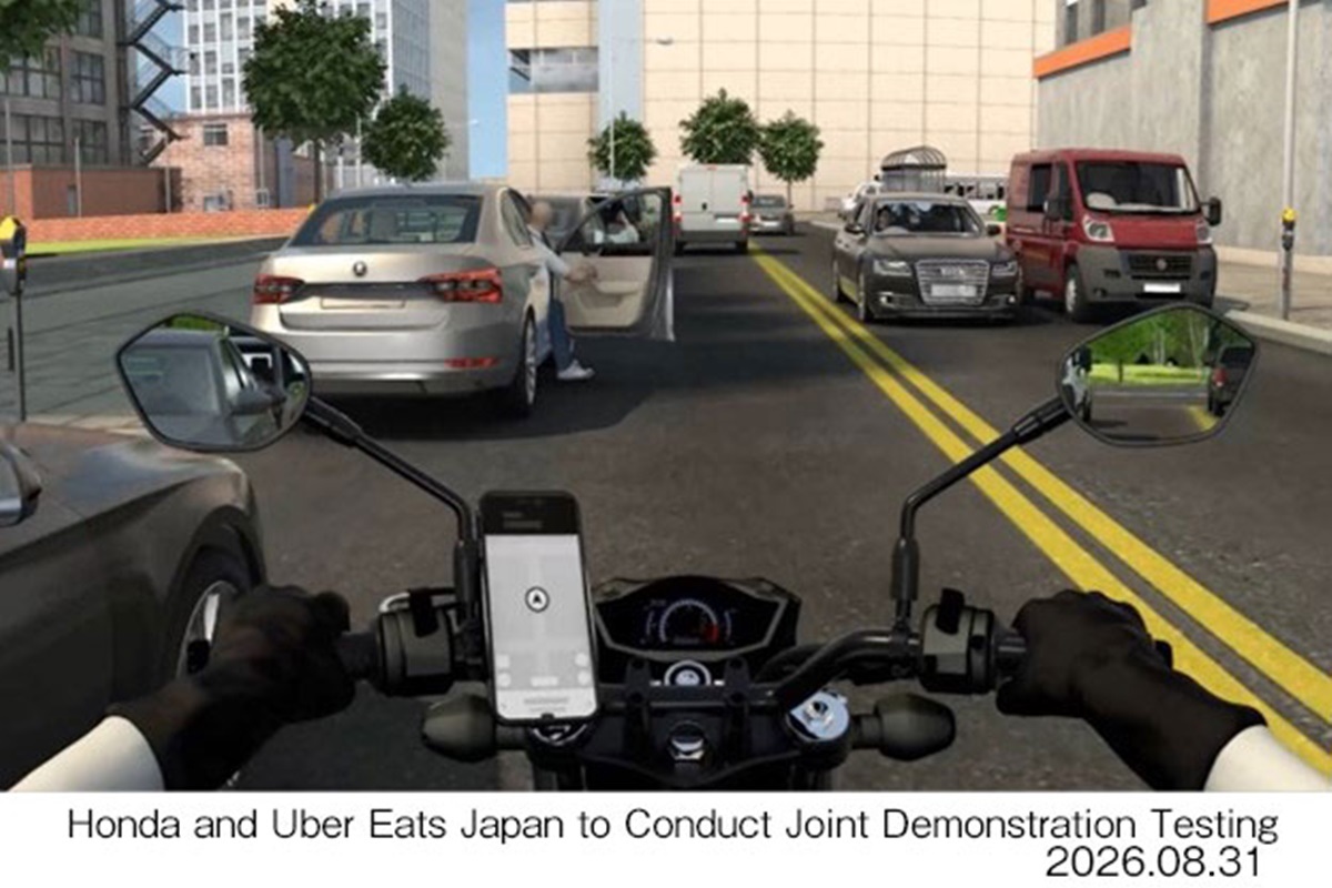 Honda y Uber Eats Japan evalúan la seguridad de sus repartidores mediante una novedosa APP