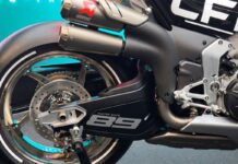 La moto conserva detalles que ya vimos en su presentación
