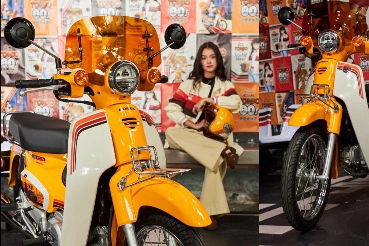 Super Cub Tokyo 80s Edition: inspiración ochentera en la última serie especial del mítico scooter de Honda