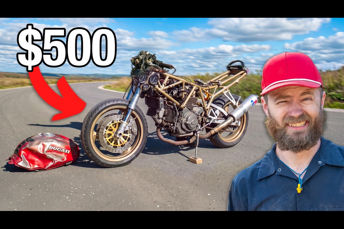 Triturar madera nunca volverá a ser lo mismo cuando conozcas el “nuevo modelo” de Grind Hard Plumbing con el motor de una Ducati 750SS