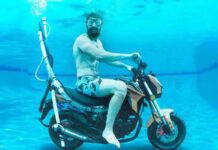 Otra opción, más bizarra, es ponerle un snorkel a la moto