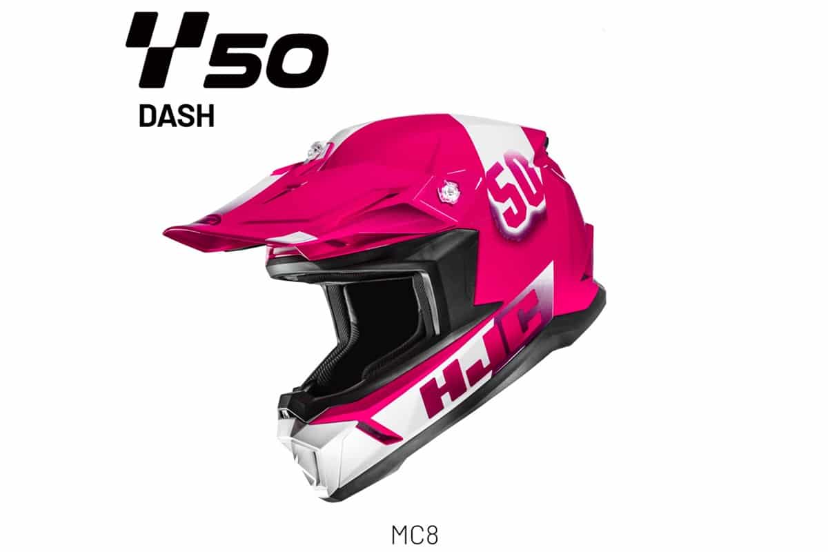 La gama Y50 de HJC se enriquece este 2027 con la nueva decoración Dash MC8