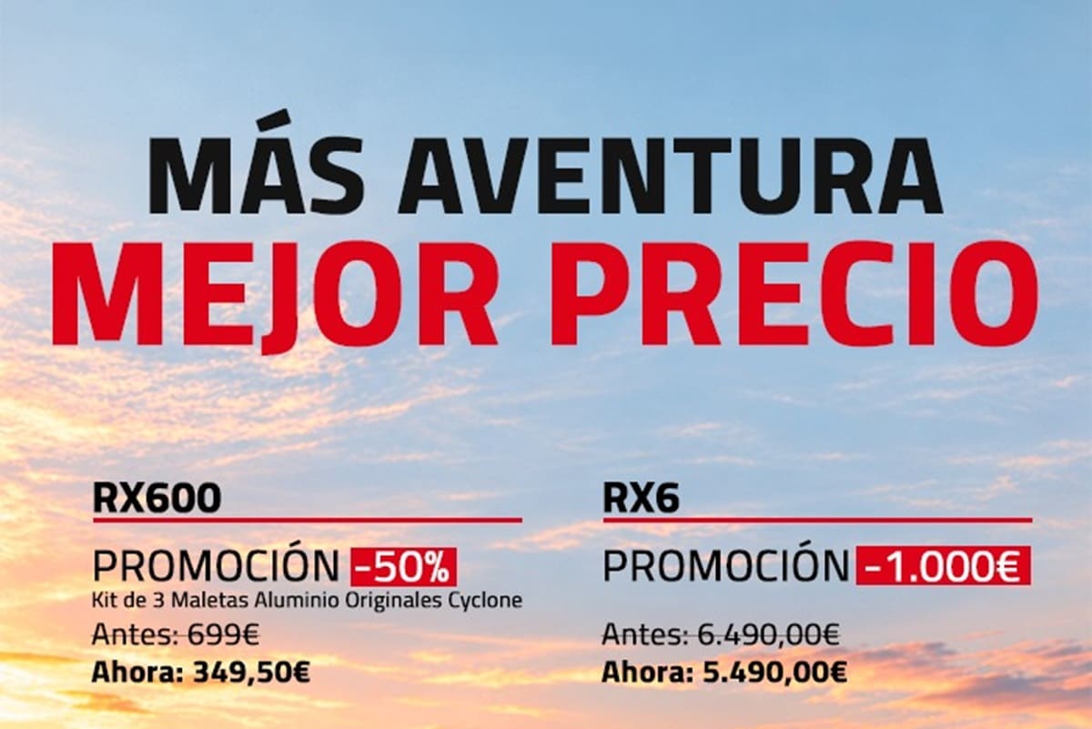 Cyclone nos acerca aún más su RX600 y RX6 con dos nuevas promociones comerciales