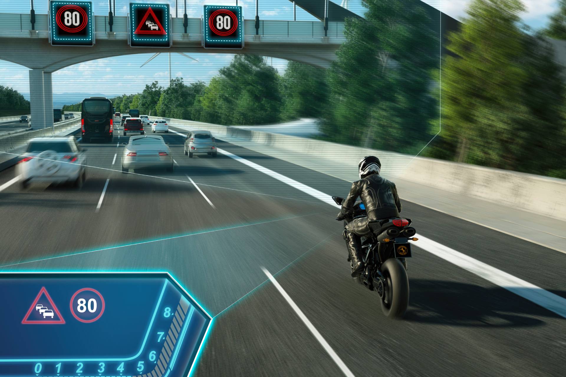 Frenadas fantasma: el riesgo invisible para los motociclistas