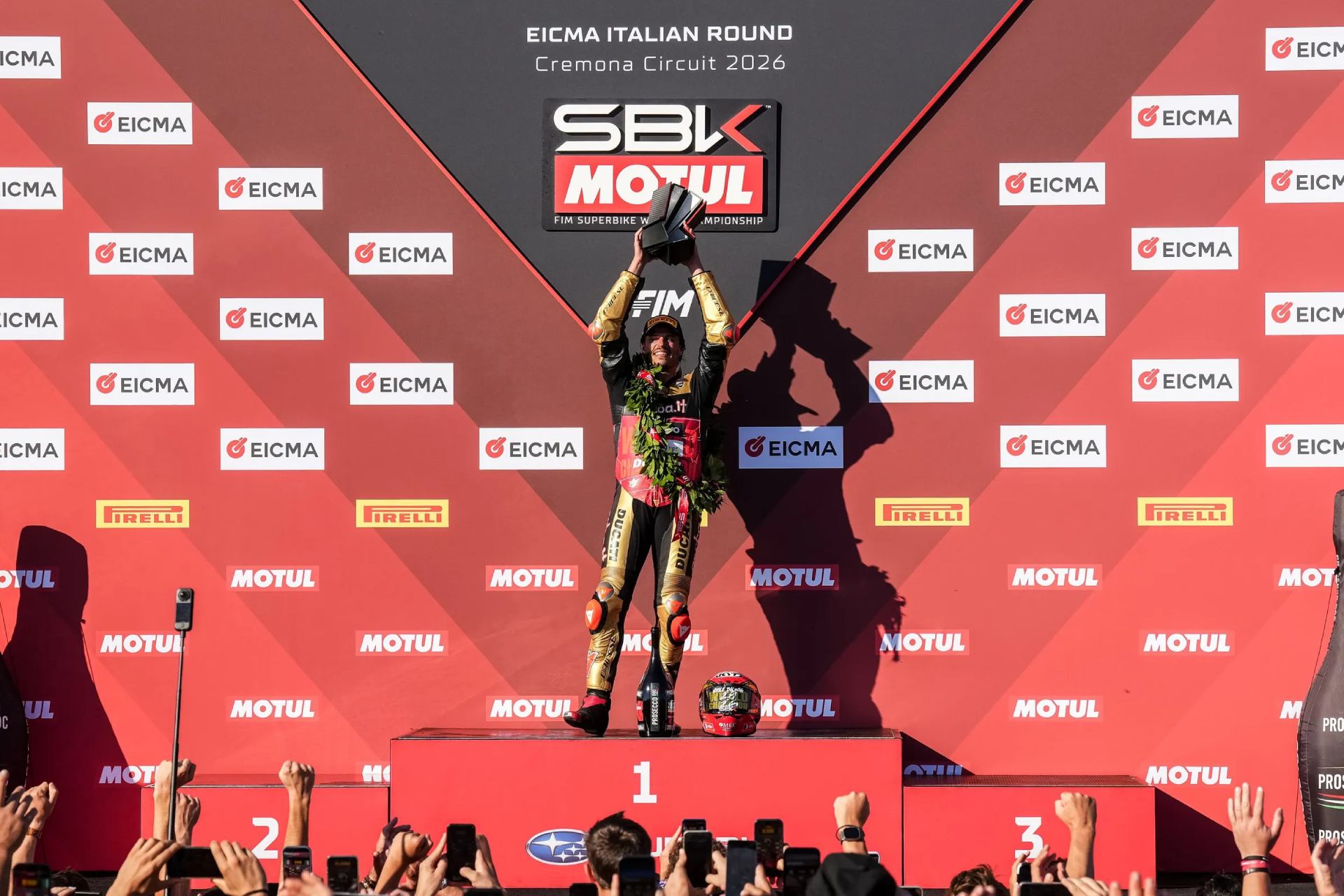 Nicolò Bulega, nuevo campeón del WorldSBK 2026