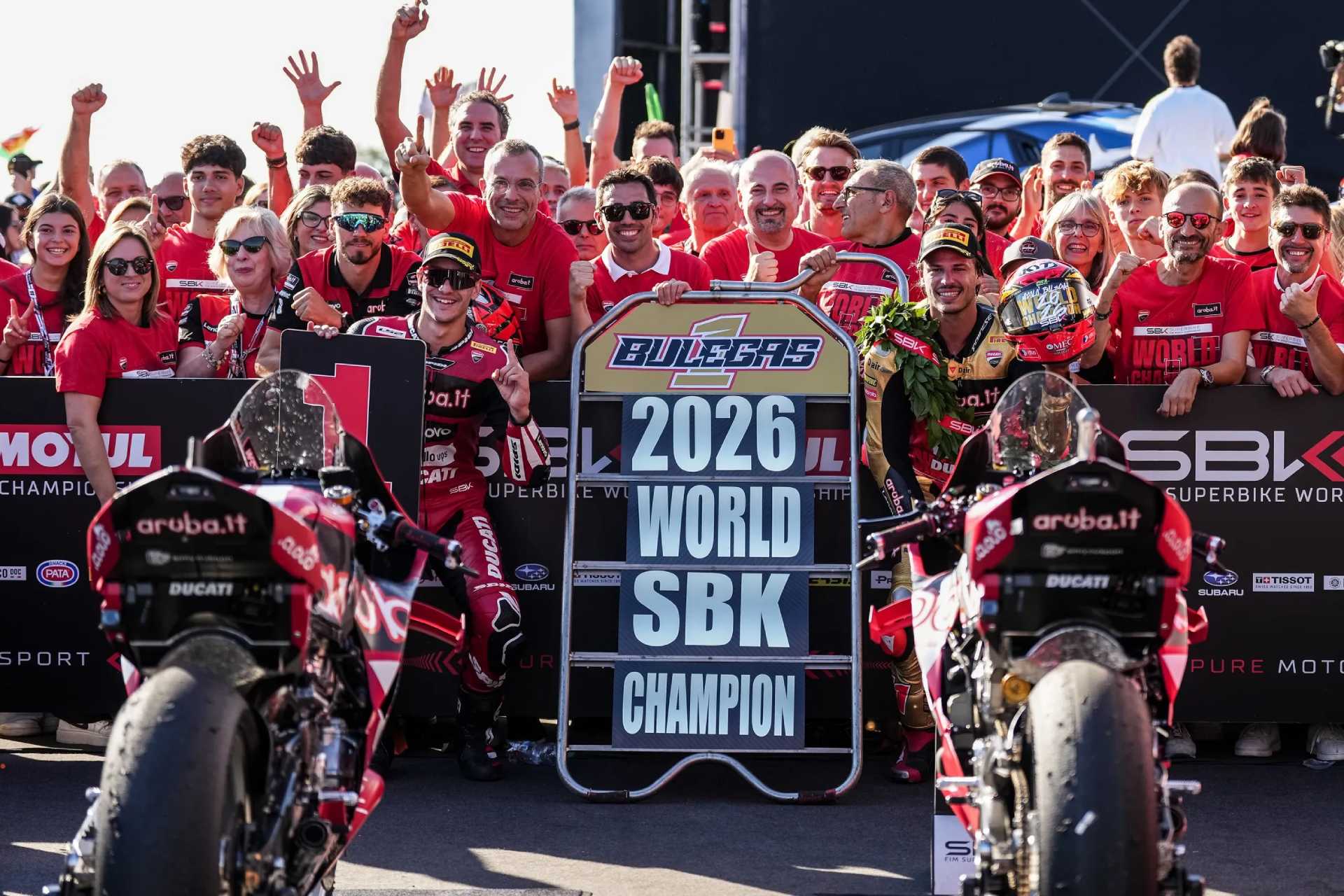 Nicolò Bulega, nuevo campeón del WorldSBK 2026