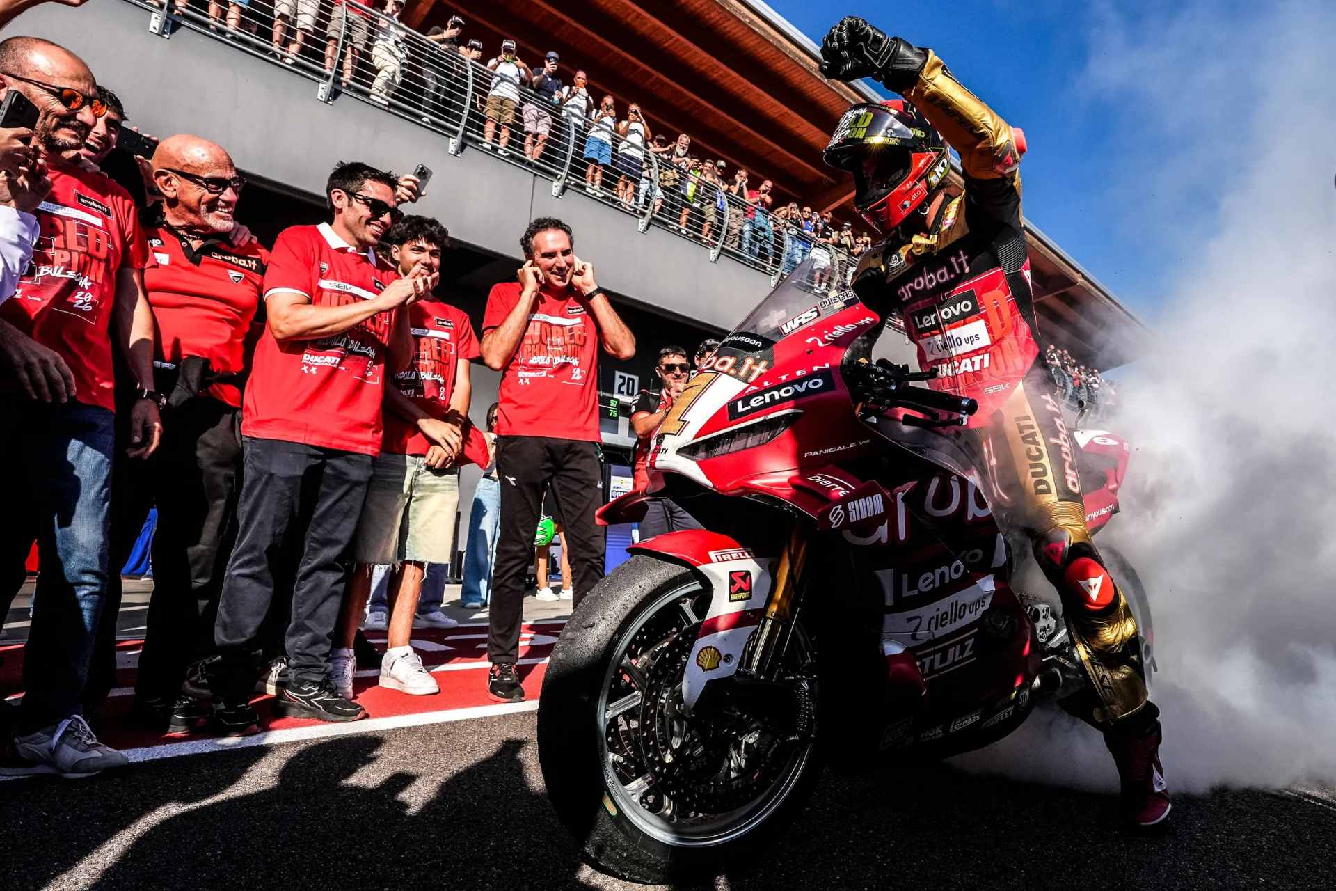 Nicolò Bulega, nuevo campeón del WorldSBK 2026