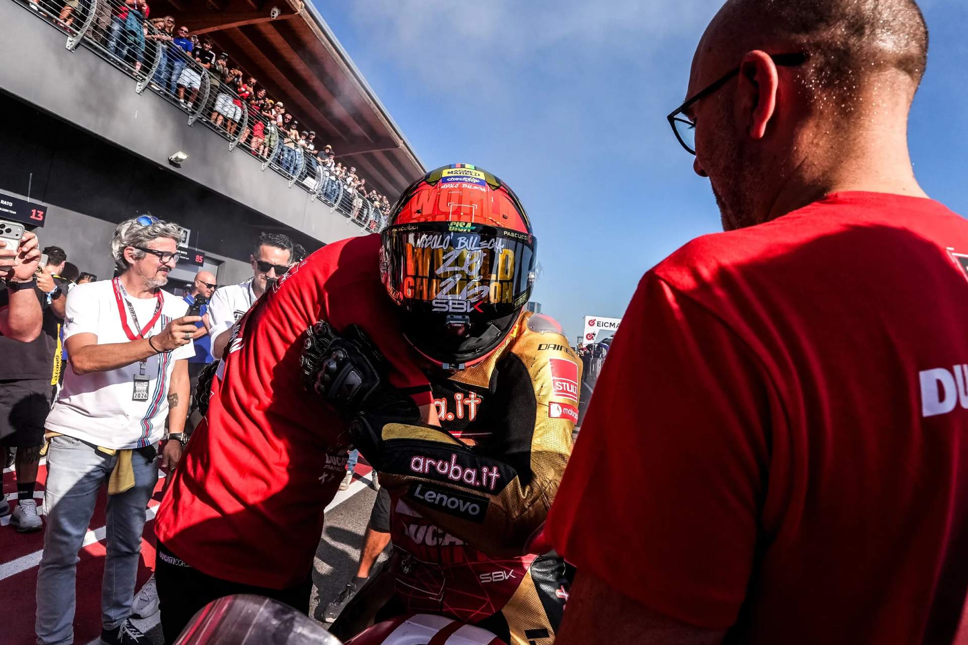 Nicolò Bulega, nuevo campeón del WorldSBK 2026